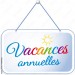 VACANCES ANNUELLES
